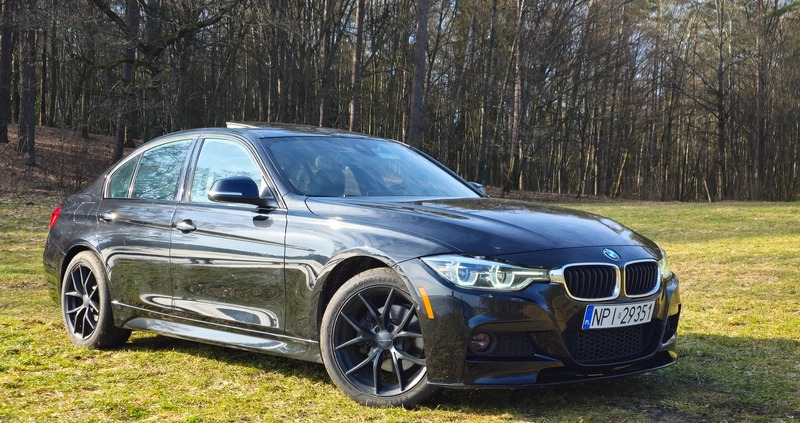 BMW Seria 3 cena 92000 przebieg: 88000, rok produkcji 2017 z Pisz małe 67